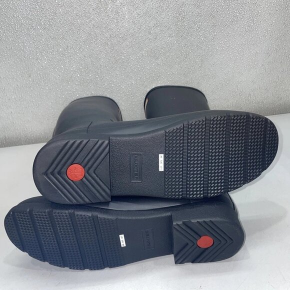 NEW HUNTER Women’s Refined Tall Rain Boots – Black - Picture 2 of 8